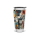 Copo Térmico - Estampa Artística Colorida