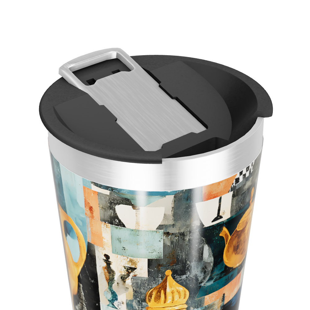 Copo Térmico - Estampa Artística Colorida