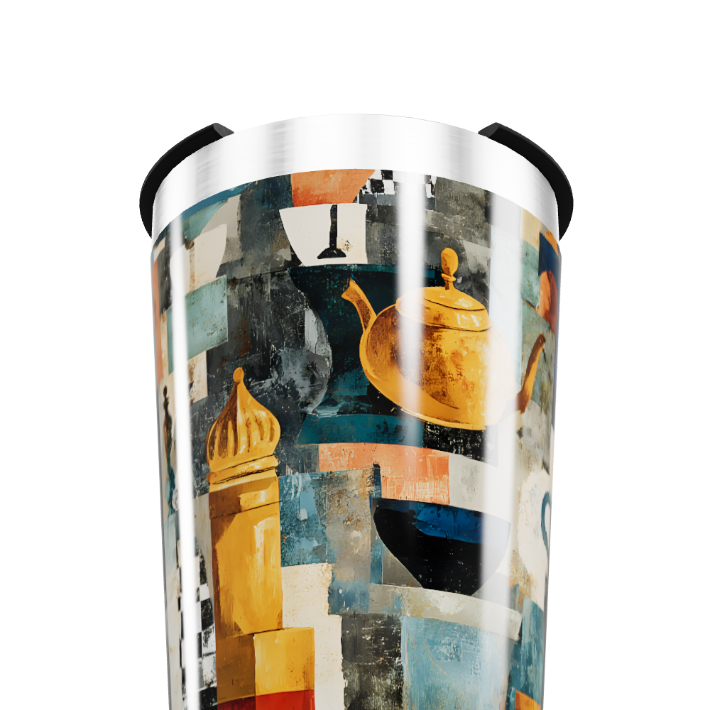 Copo Térmico - Estampa Artística Colorida