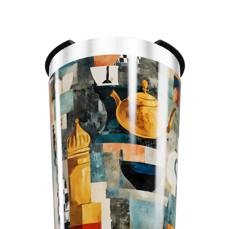 Copo Térmico - Estampa Artística Colorida