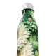 Garrafa Inox - Flores Verdes e Brancas