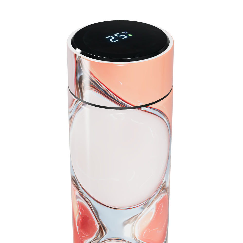 Garrafa Térmica Touch - Estampa Abstrata Colorida