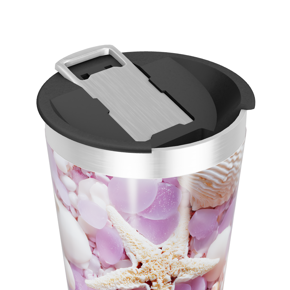 Copo Térmico - Estampa Conchas Coloridas