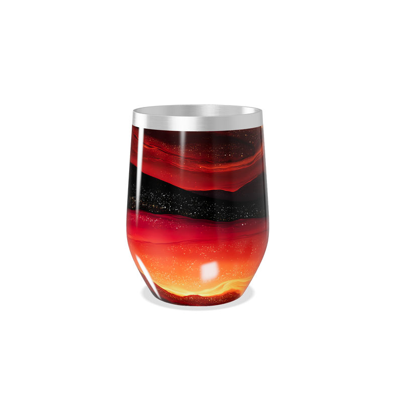 Copo Térmico Slim - Estampa Vulcânica