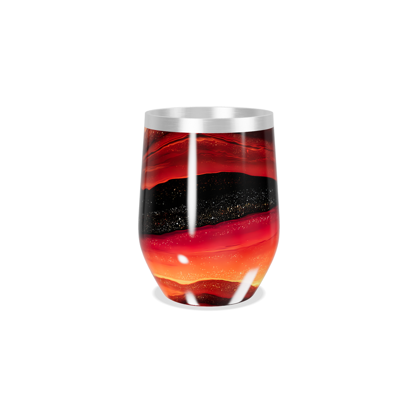 Copo Térmico Slim - Estampa Vulcânica