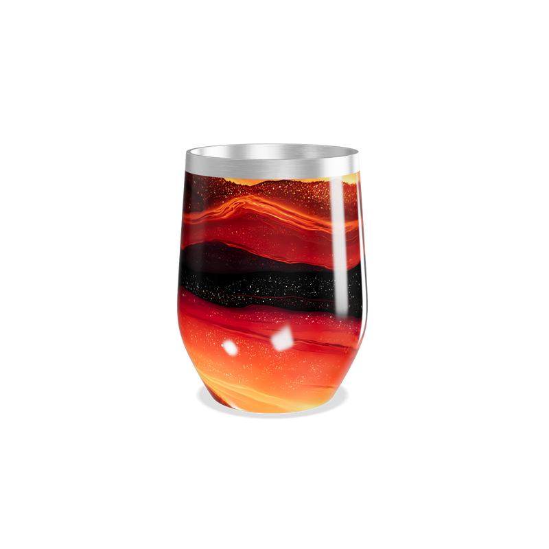 Copo Térmico Slim - Estampa Vulcânica