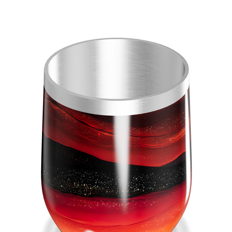 Copo Térmico Slim - Estampa Vulcânica