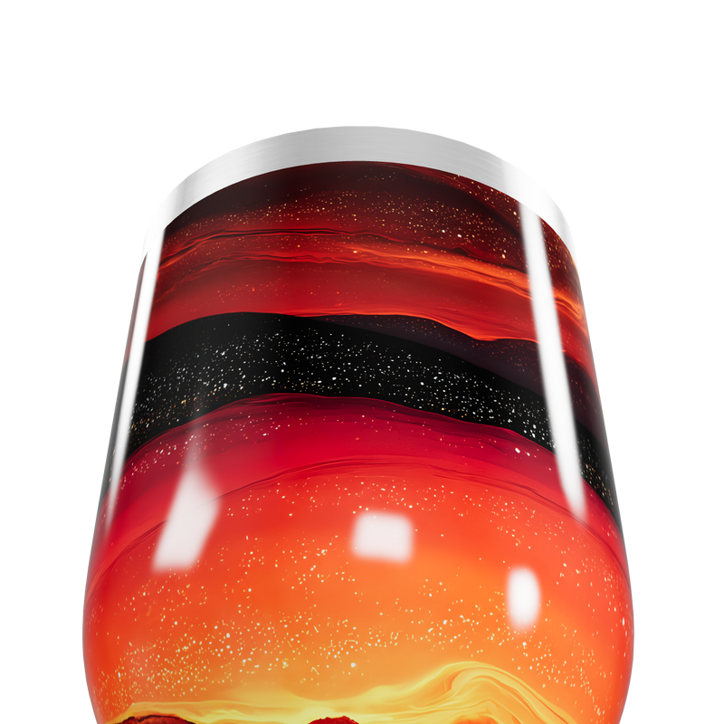 Copo Térmico Slim - Estampa Vulcânica