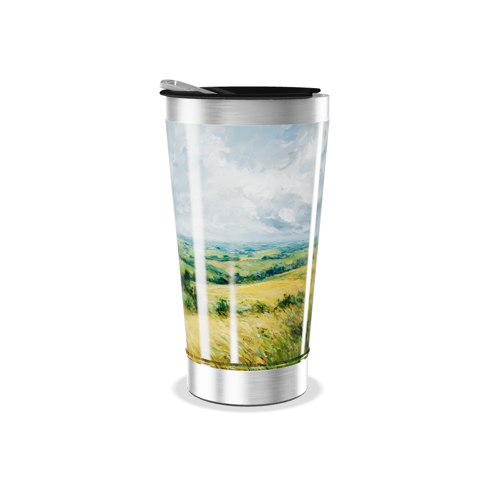 Copo Térmico - Com paisagem campestre