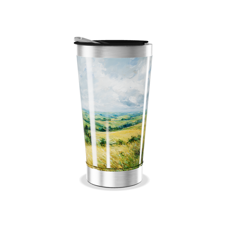 Copo Térmico - Com paisagem campestre