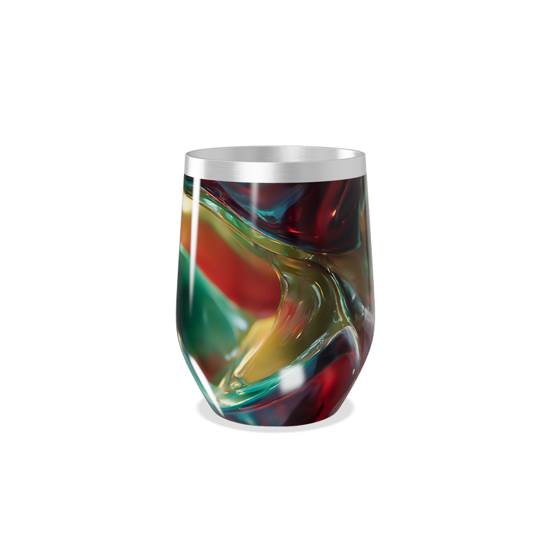 Copo Térmico Slim - Multicolorido Vidro