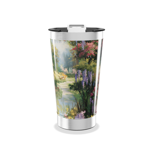 Copo Térmico - Estampa Jardim Florido