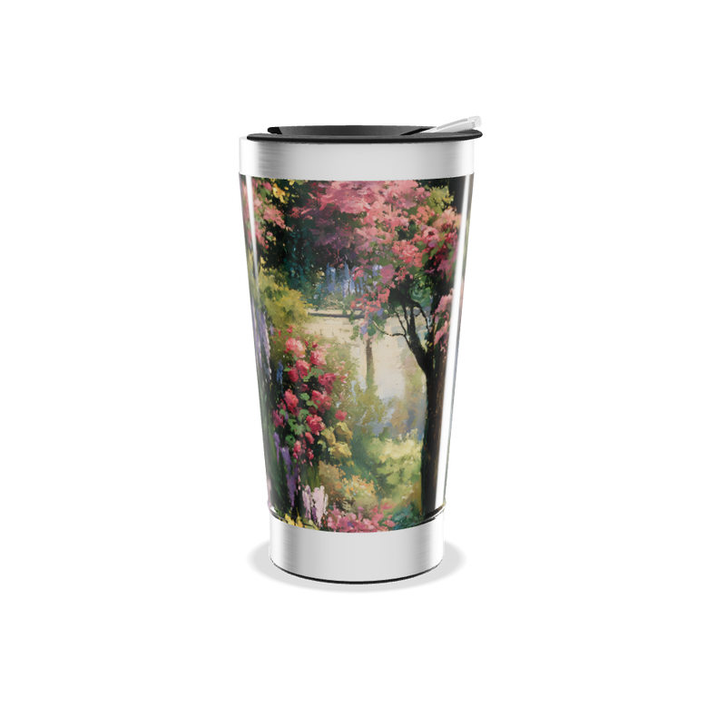 Copo Térmico - Estampa Jardim Florido