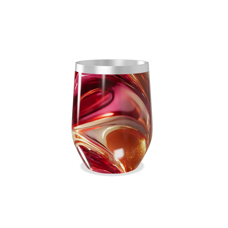 Copo Térmico Slim - Estampa Abstrata Colorida