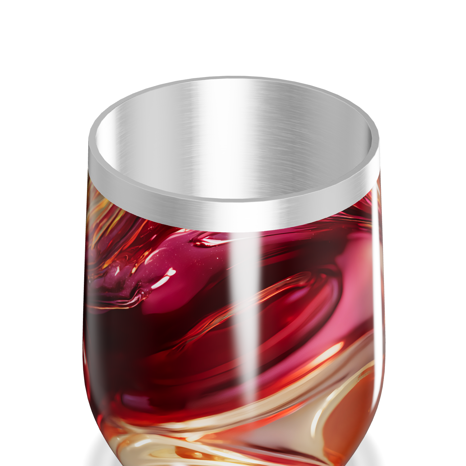 Copo Térmico Slim - Estampa Abstrata Colorida