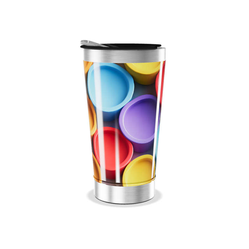 Copo Térmico - Colorido Aço Inox