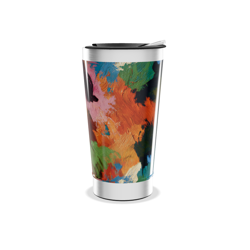 Copo Térmico - Arte Colorida Inox