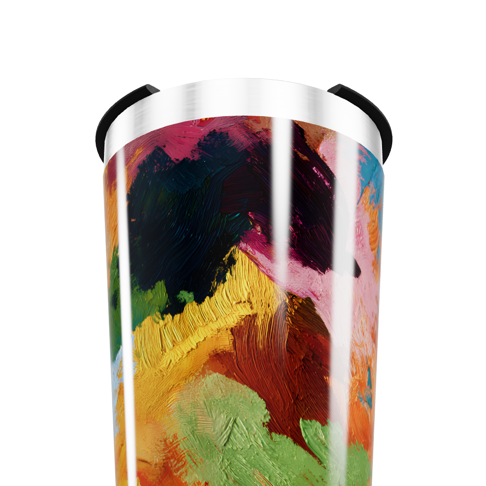 Copo Térmico - Arte Colorida Inox