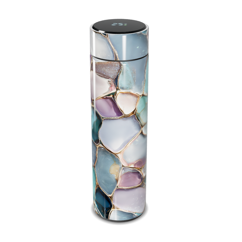 Garrafa Térmica Touch - Estampa Marmorizada