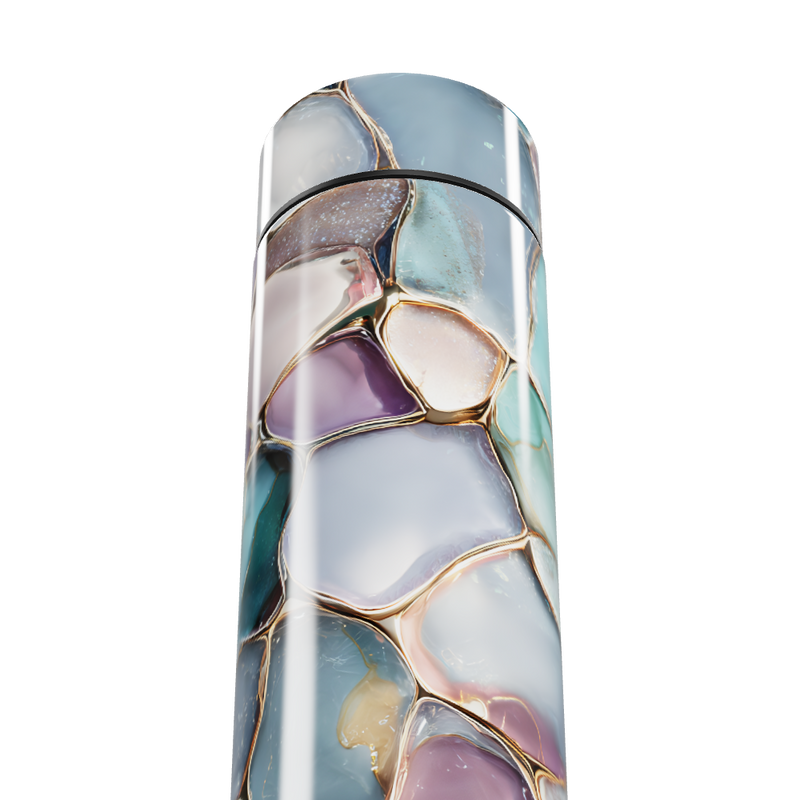 Garrafa Térmica Touch - Estampa Marmorizada