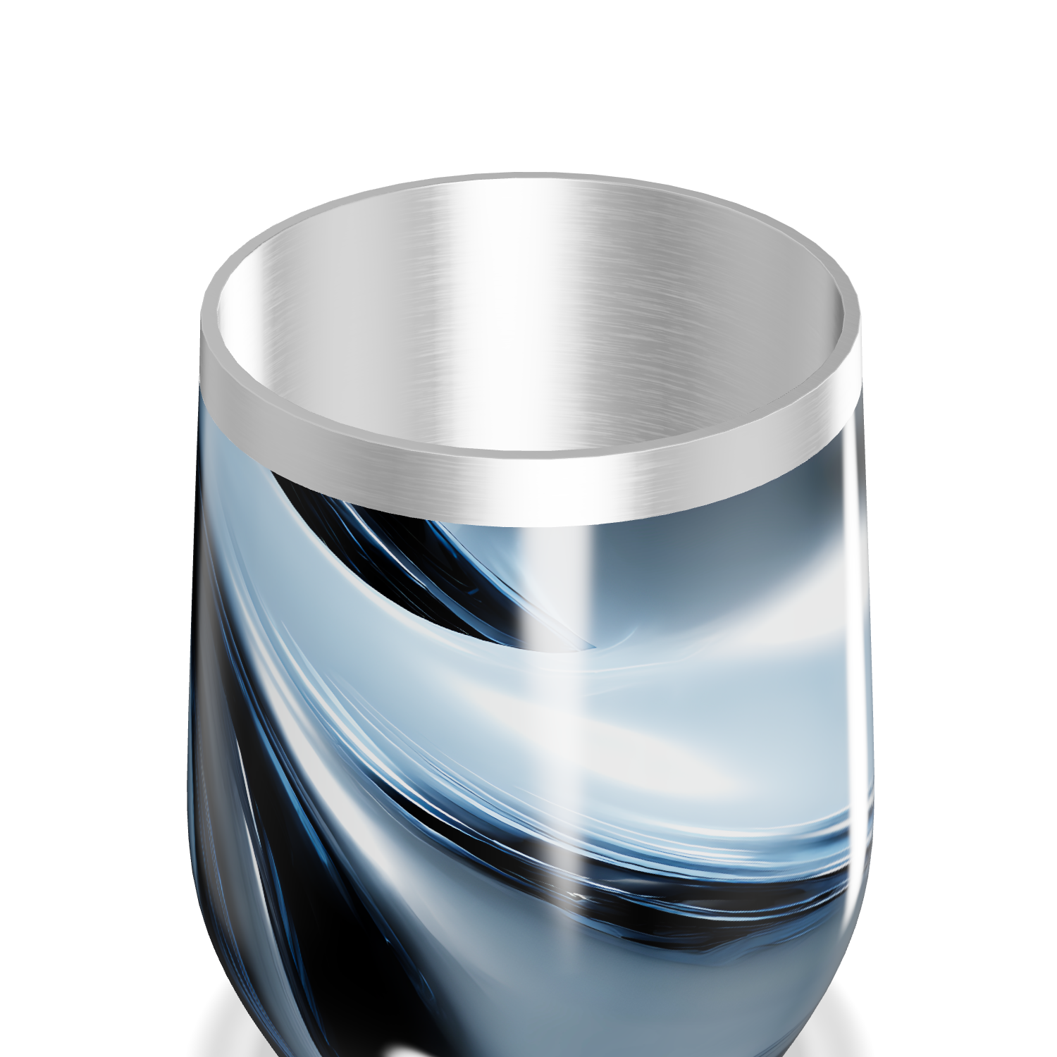 Copo Térmico Slim - Azul Metálico Inox