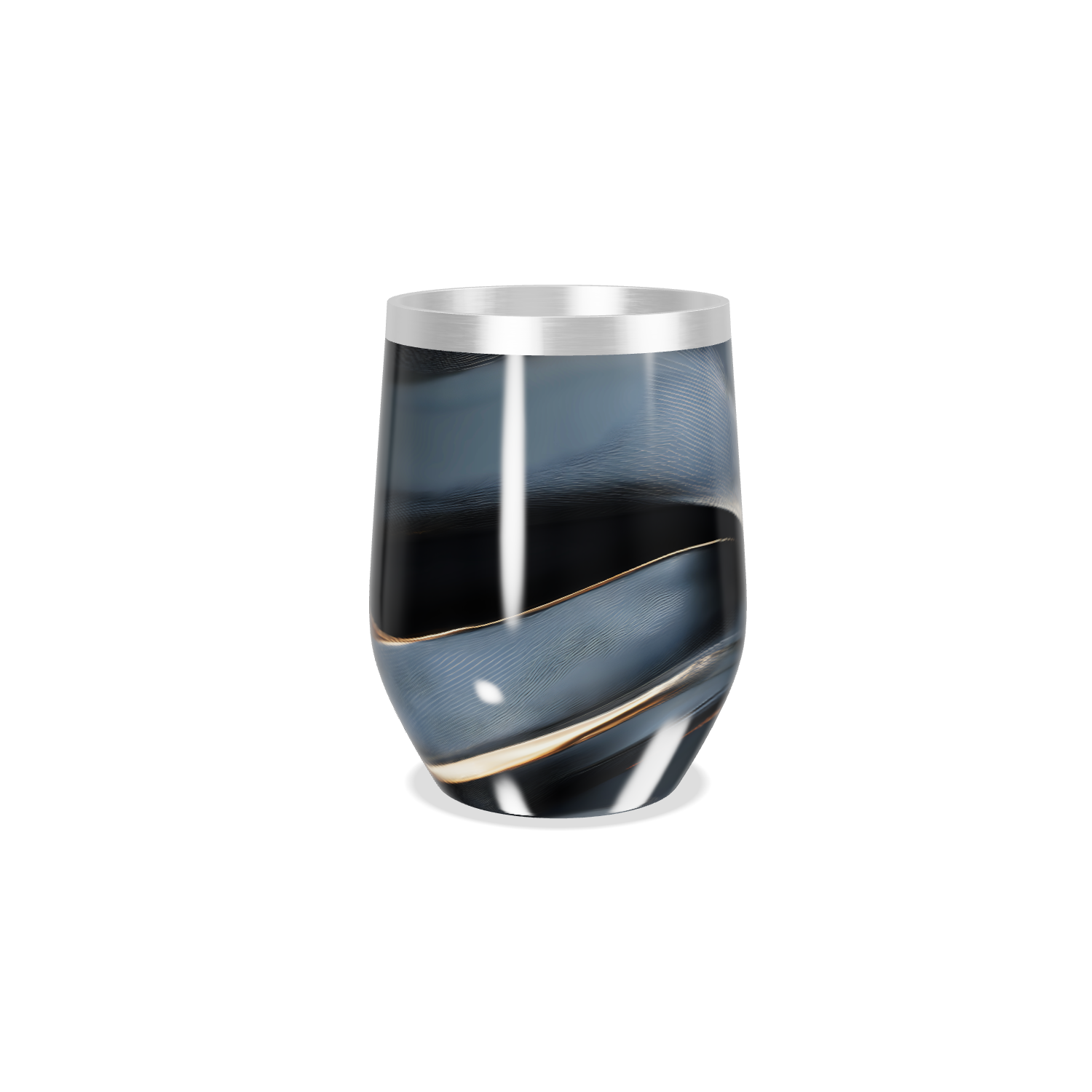 Copo Térmico Slim - Metalizado com Linhas