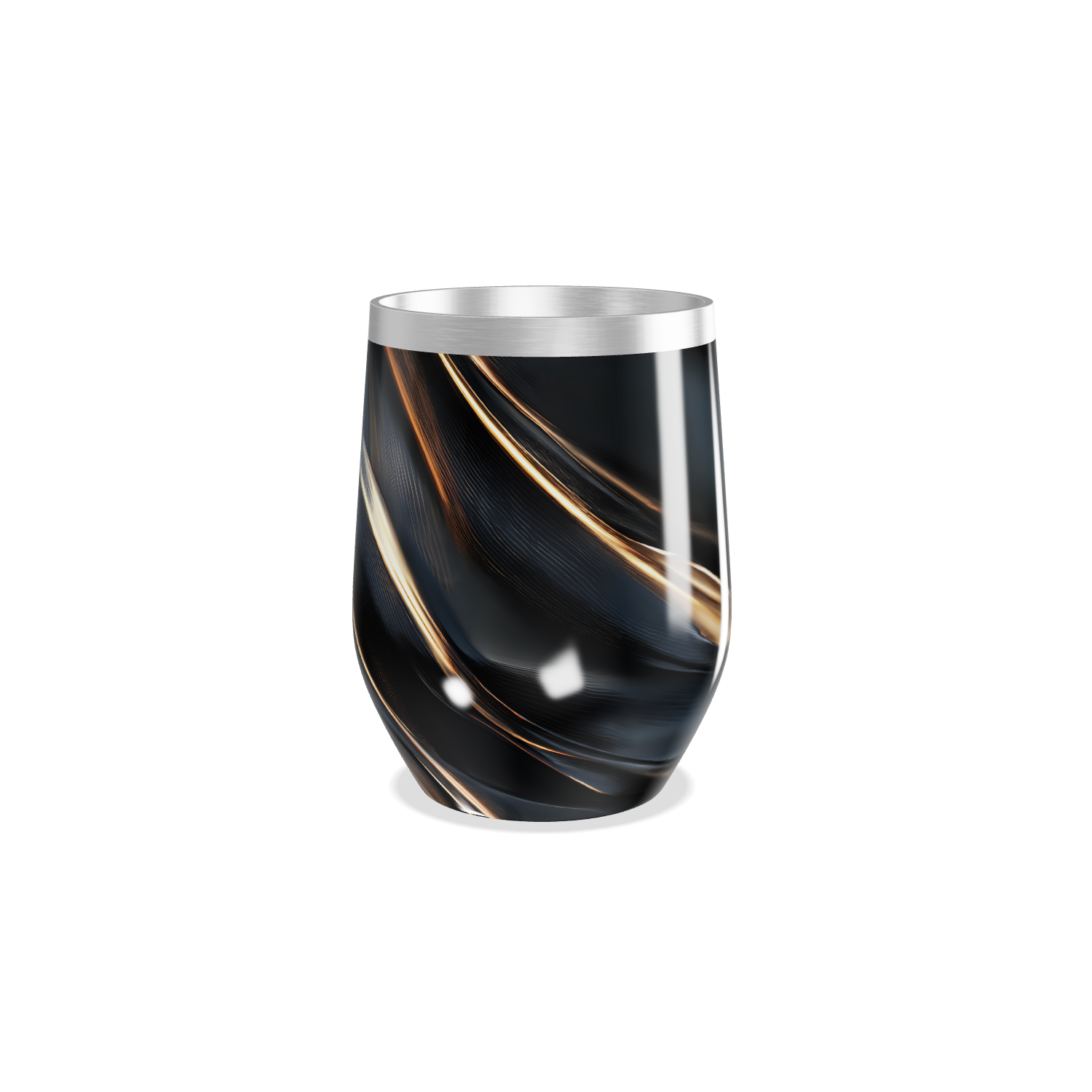 Copo Térmico Slim - Metalizado com Linhas