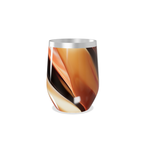 Copo Térmico Slim - Estampa Marrom Multicolorida