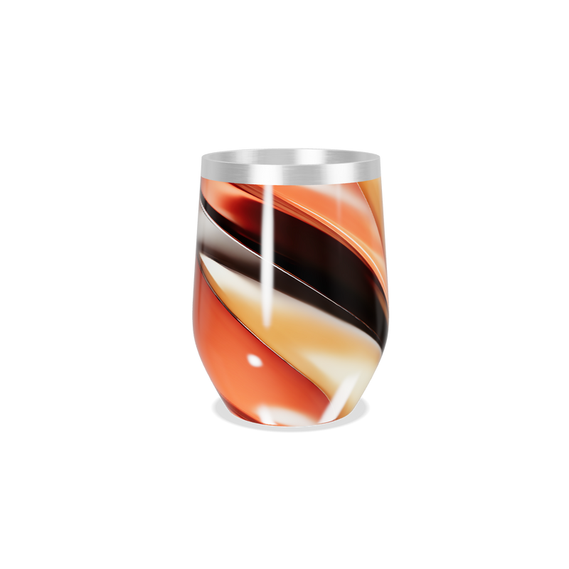 Copo Térmico Slim - Estampa Marrom Multicolorida