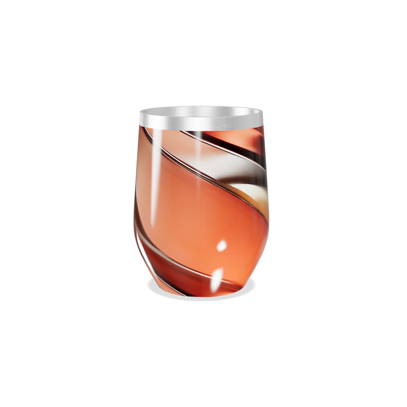 Copo Térmico Slim - Estampa Marrom Multicolorida