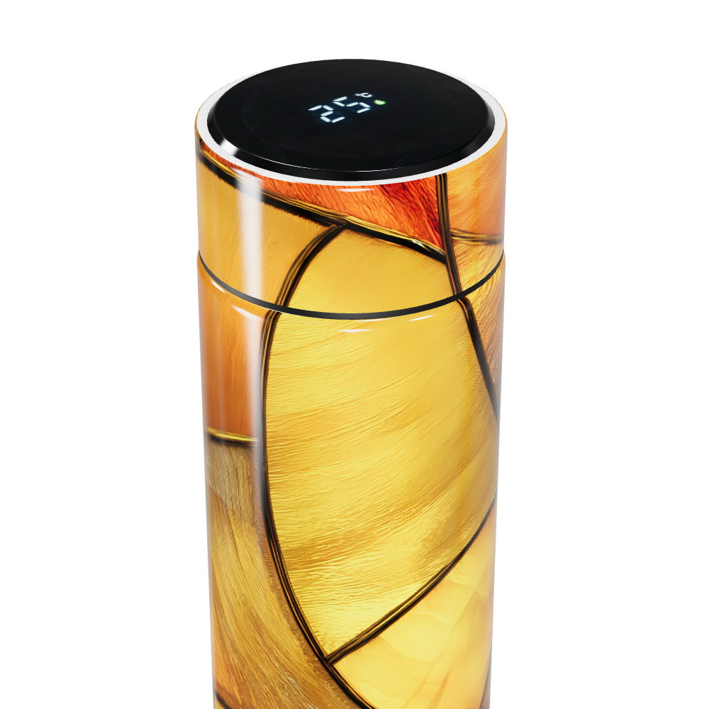 Garrafa Térmica Touch - Estampa Abstrata Colorida