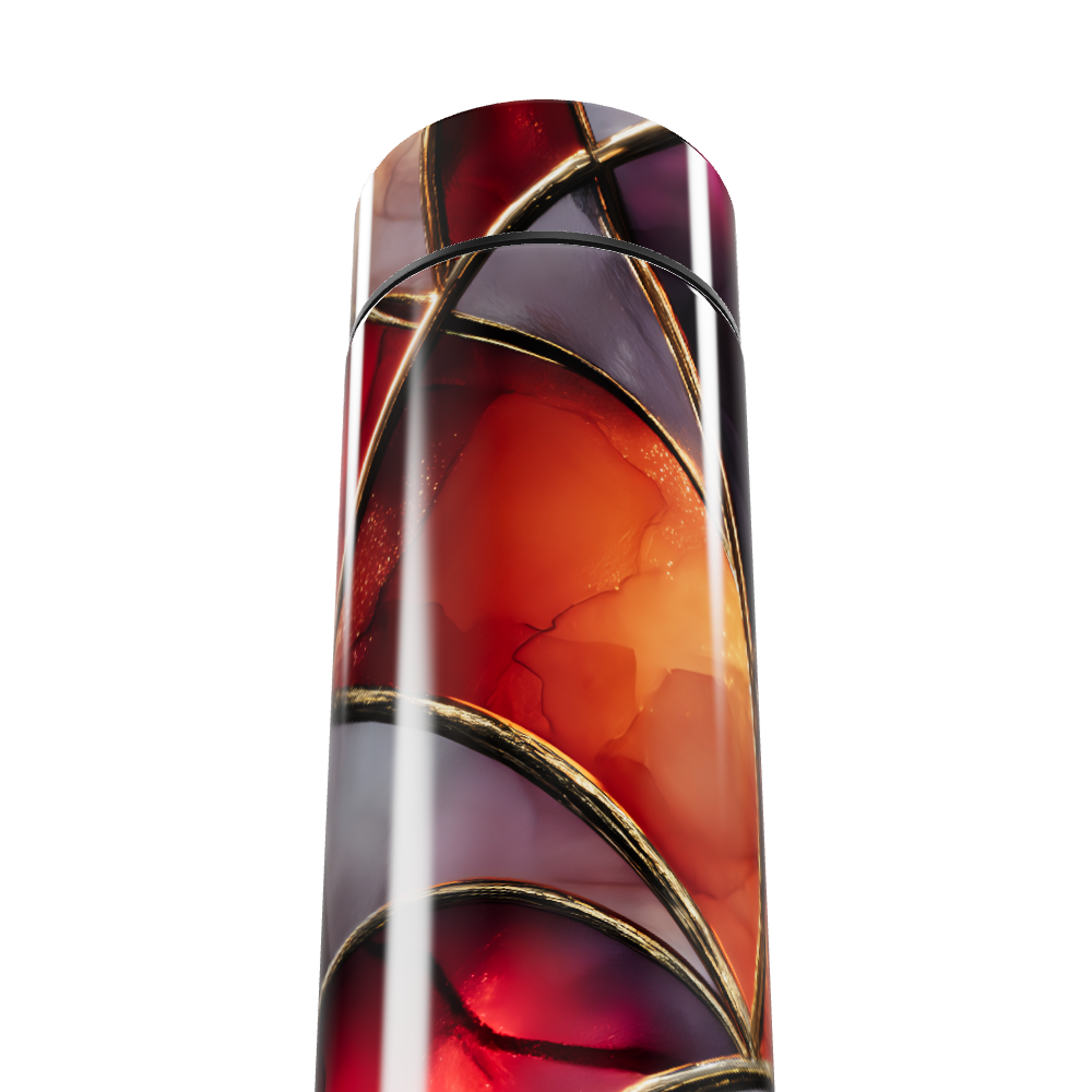 Garrafa Térmica Touch Estampa Abstrata Colorida