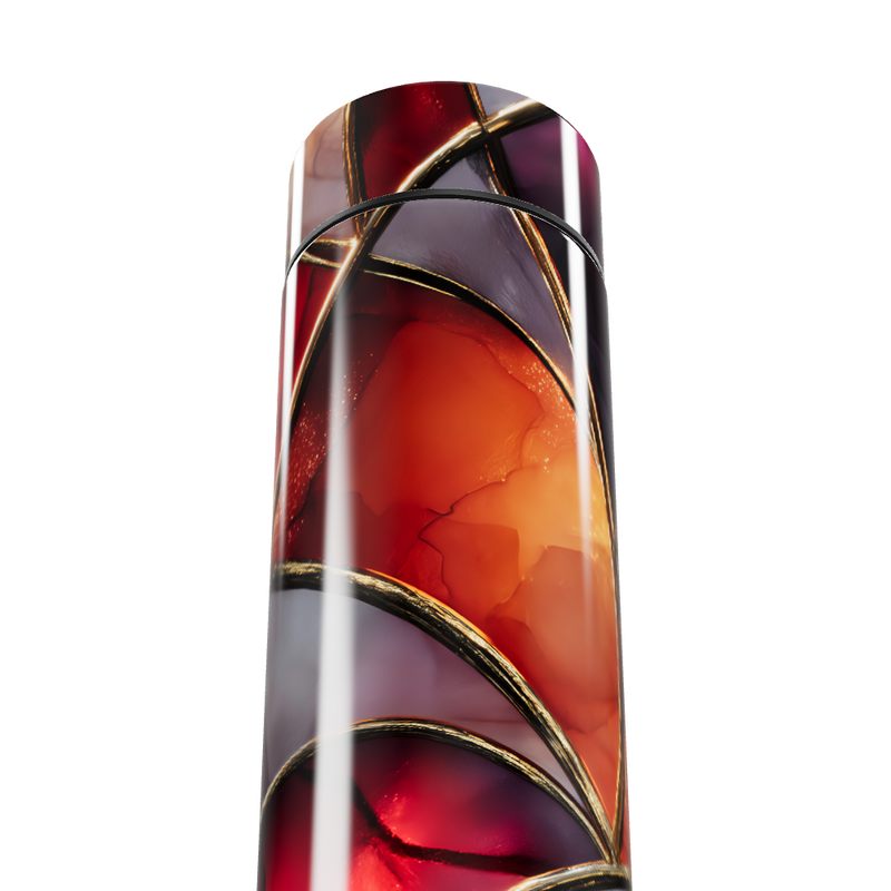 Garrafa Térmica Touch Estampa Abstrata Colorida