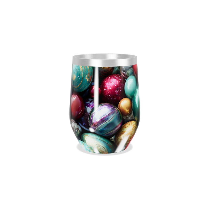 Copo Térmico Slim - Colorido Bolas Aço Inox