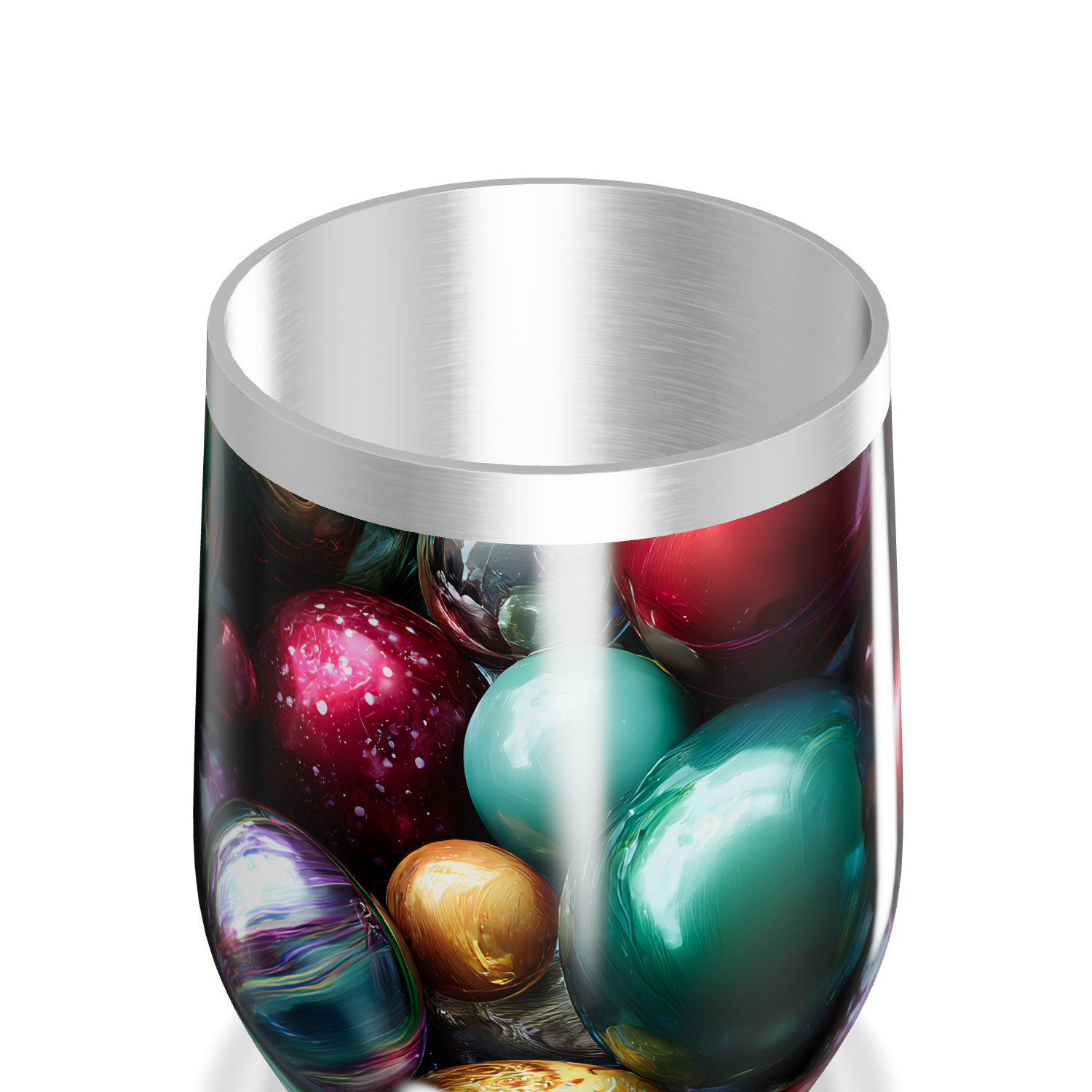 Copo Térmico Slim - Colorido Bolas Aço Inox