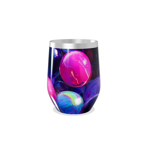 Copo Térmico Slim - Estampa Colorida Galáxia