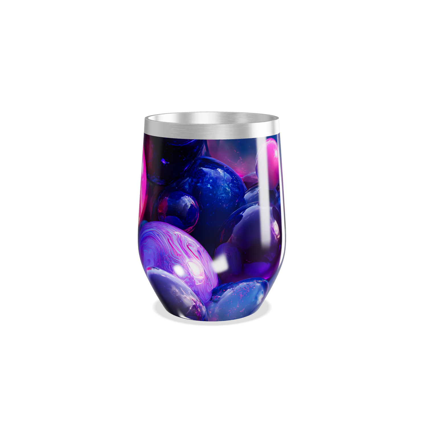 Copo Térmico Slim - Estampa Colorida Galáxia