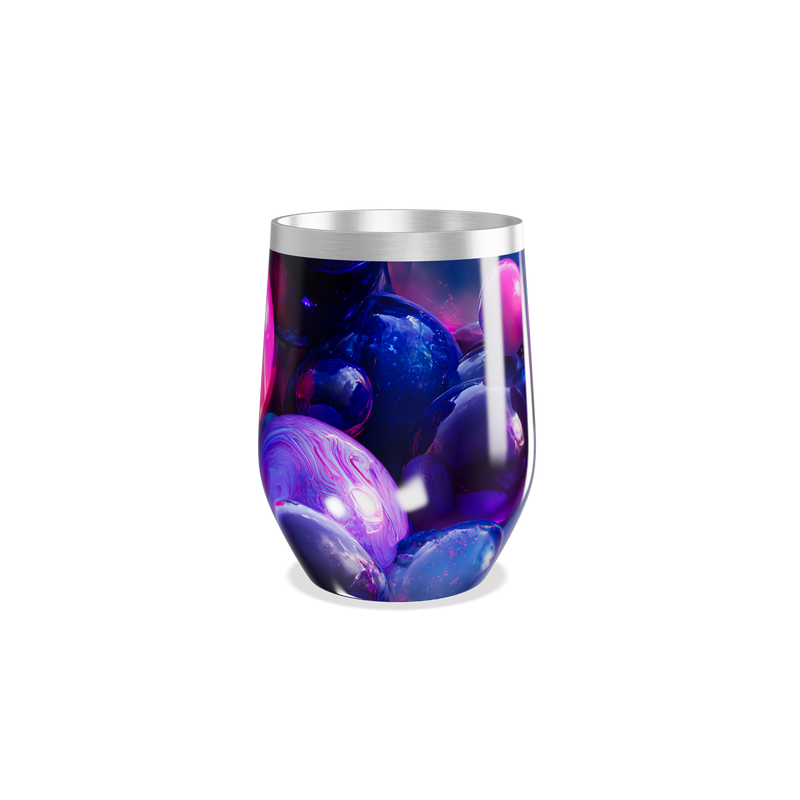 Copo Térmico Slim - Estampa Colorida Galáxia