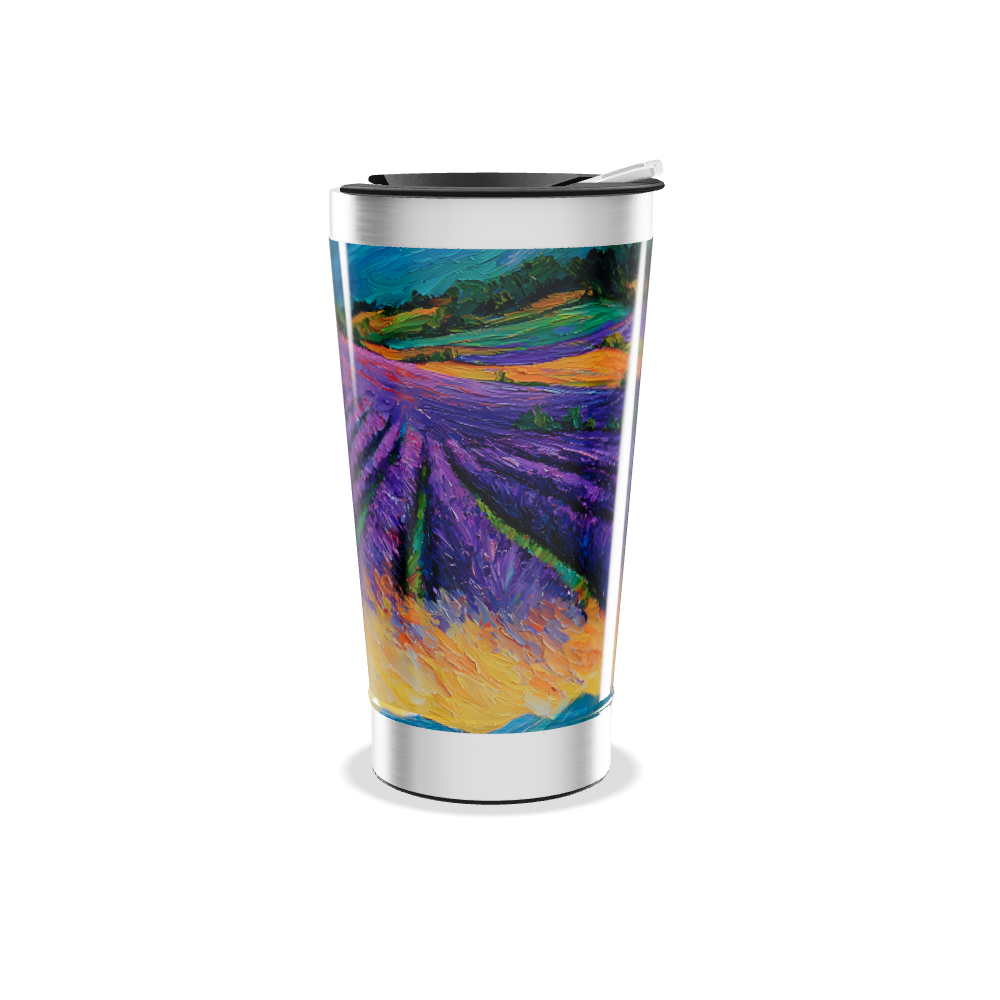 Copo Térmico - Paisagem Lavanda