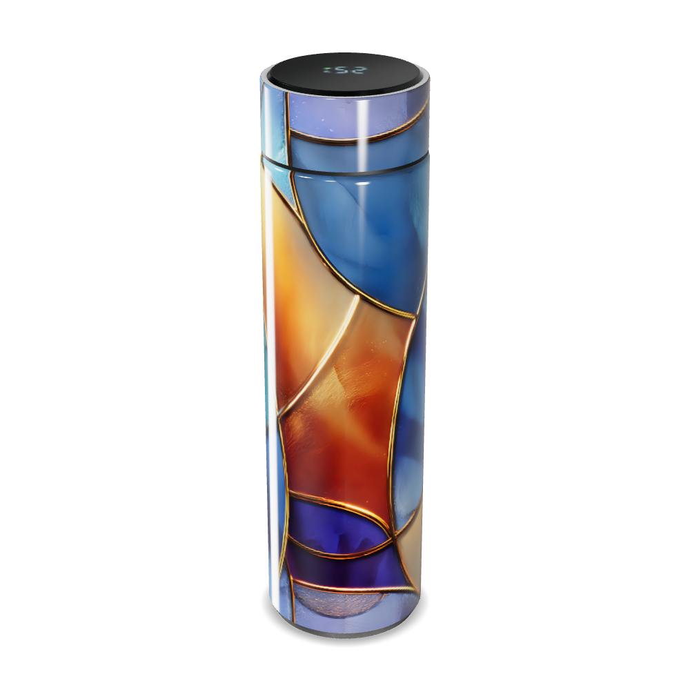 Garrafa Térmica Touch - Colorida Vidro Digital