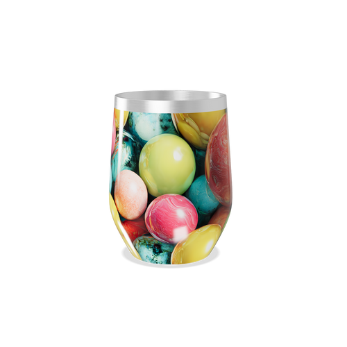 Copo Térmico Slim - Estampado Colorido Aço