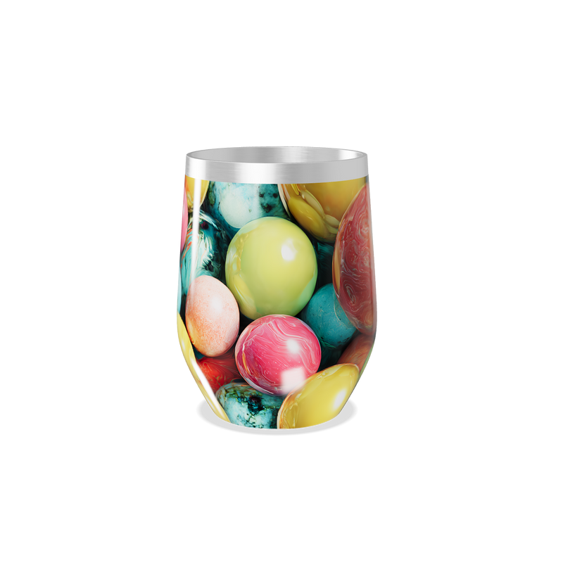 Copo Térmico Slim - Estampado Colorido Aço