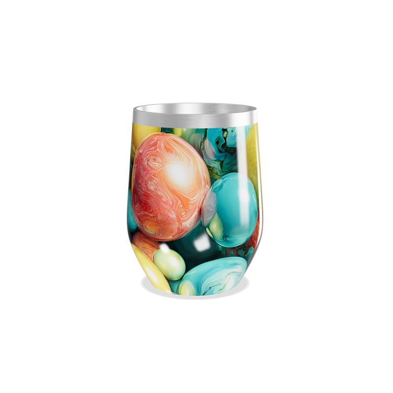 Copo Térmico Slim - Estampado Colorido Aço