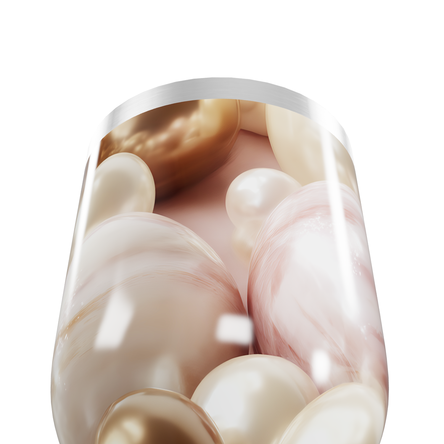 Copo Térmico Slim - Pérola Metalizado