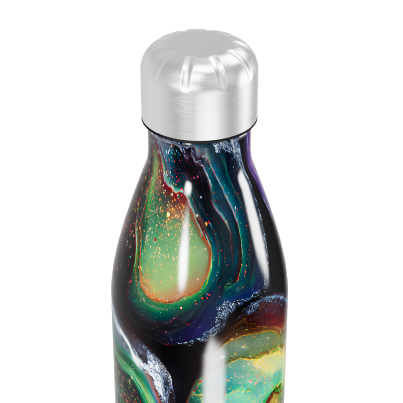 Garrafa Inox Estampa Cósmica Colorida