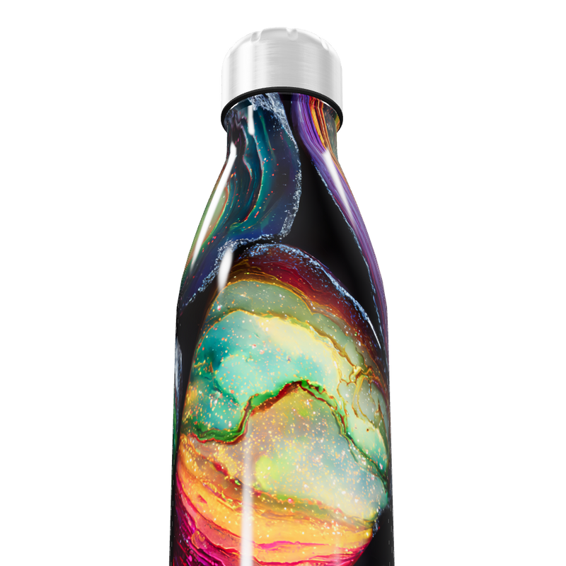 Garrafa Inox Estampa Cósmica Colorida