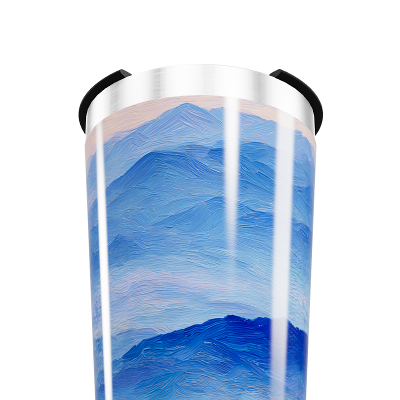 Copo Térmico - Azul com Paisagem