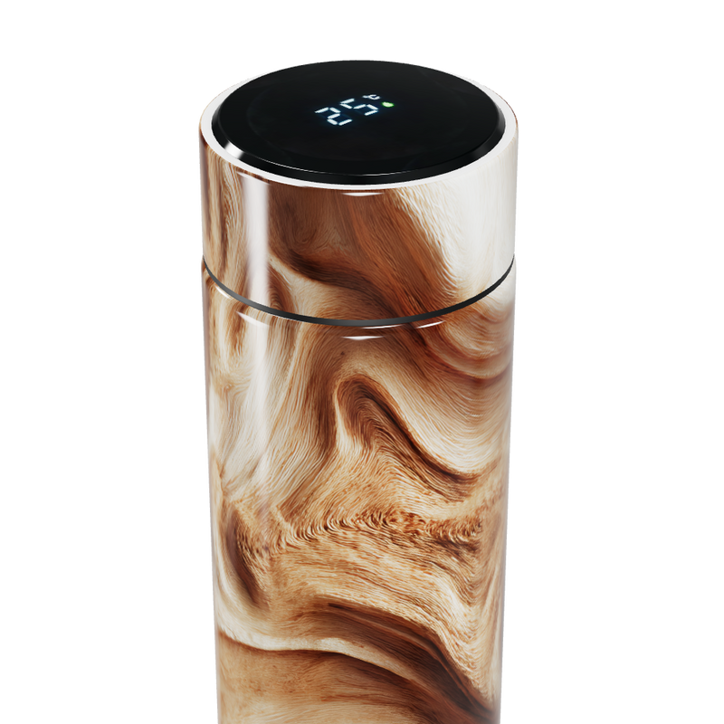 Garrafa Térmica Touch - Mármore Digital LED