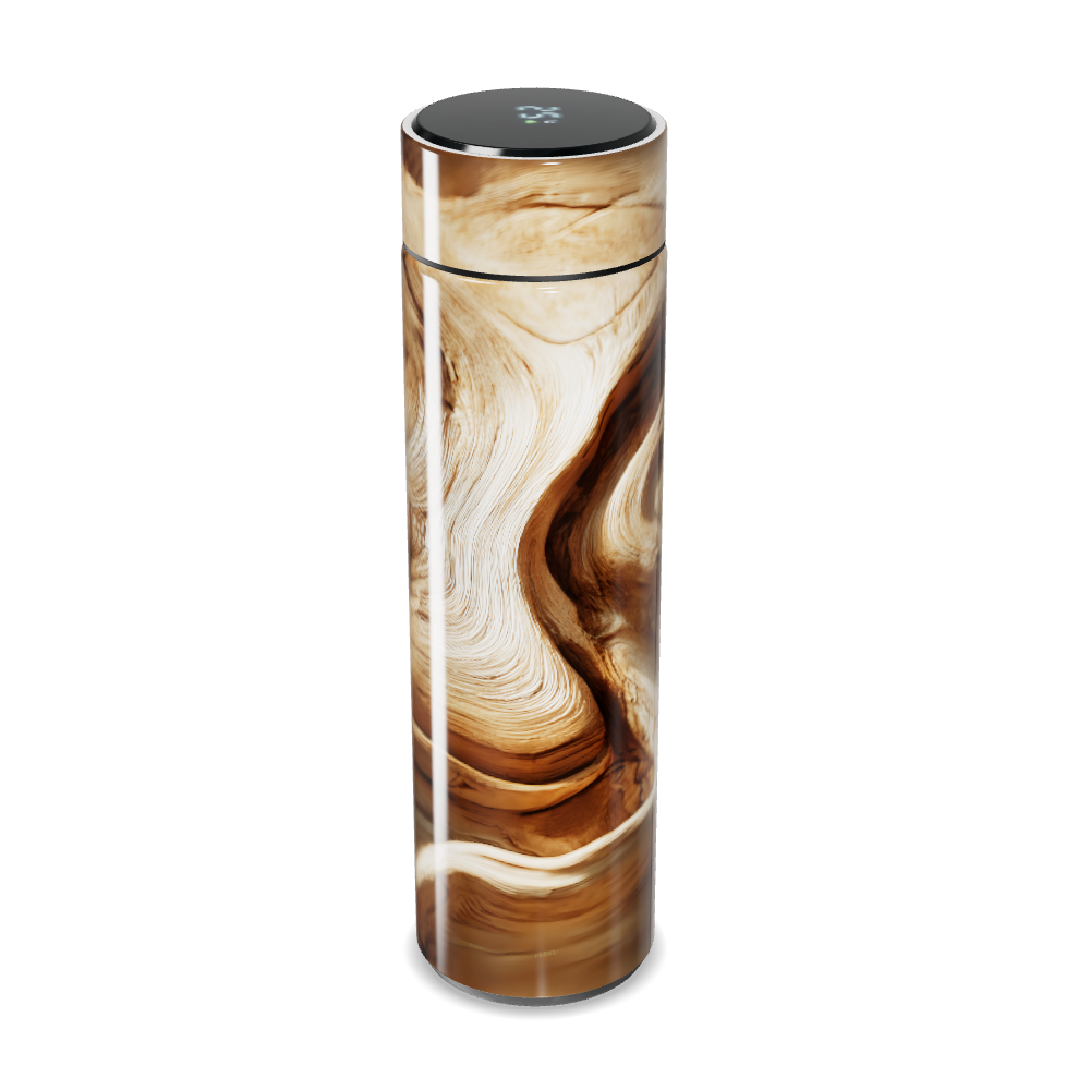 Garrafa Térmica Touch - Efeito Madeira Digital