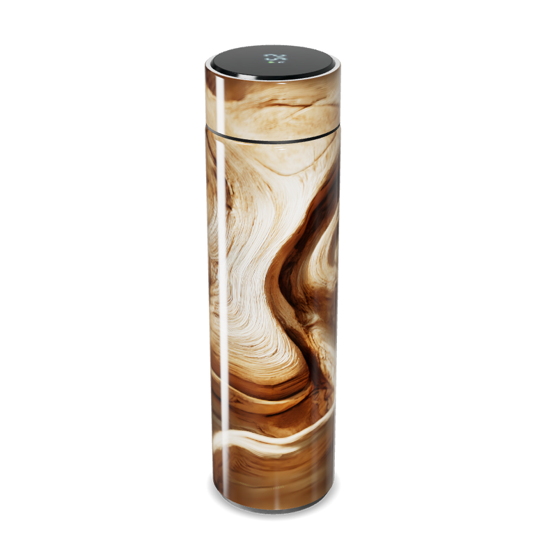 Garrafa Térmica Touch - Efeito Madeira Digital